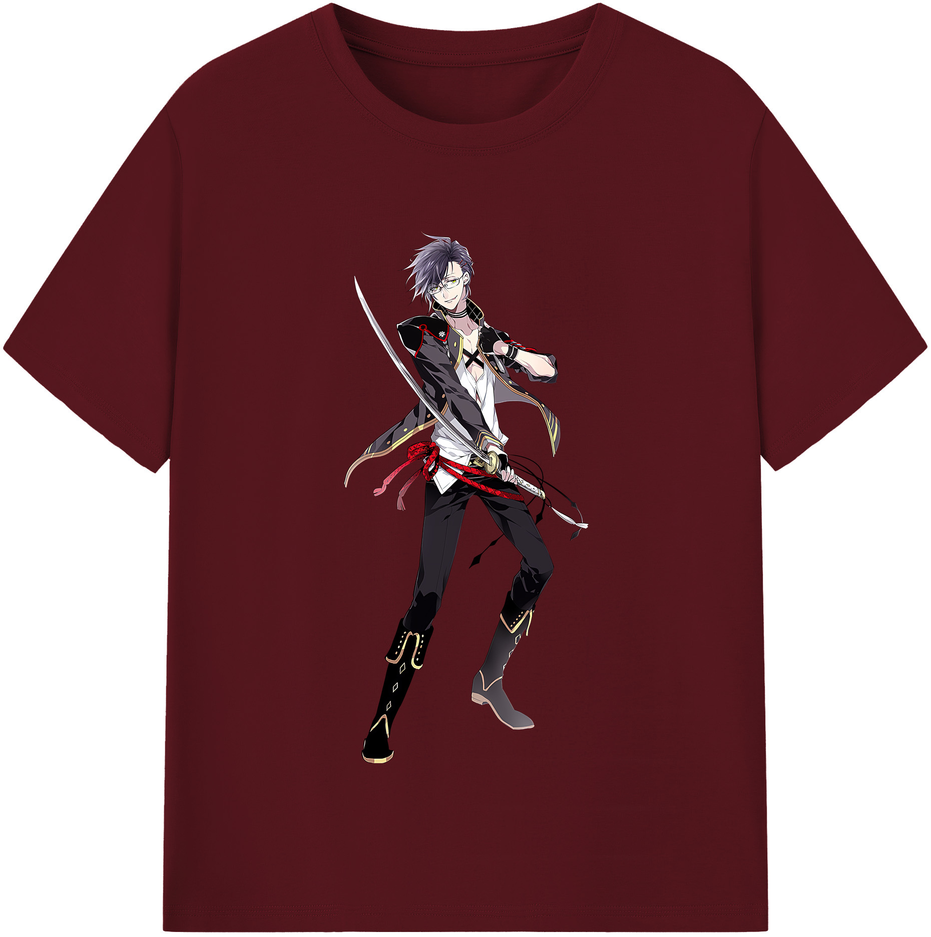 （画像用） 刀剣乱舞 Touken Ranbu 綿100％半袖Tシャツ（フロントプリント）